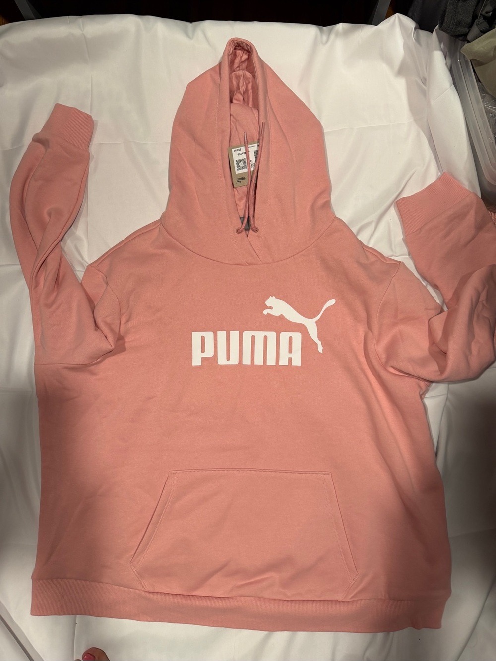Puma Women’s Dusty Pink Pullover Hoodie
